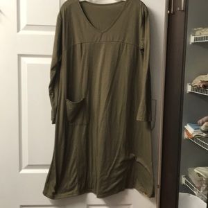 Shirt dress W/ pocket
